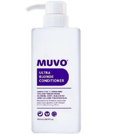 anti-frizz hair gel for straight hair-Muvo Ultra Blonde Conditioner