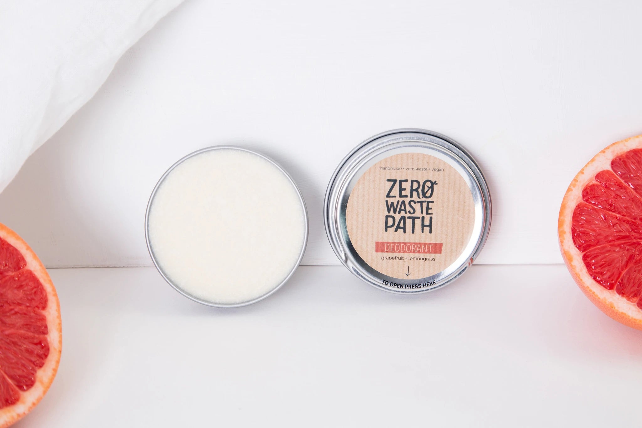 Zero Waste Path - Grapefruit and Lemongrass Deodorant